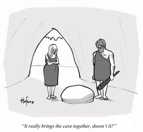 "It really brings the cave together, doesn't it?"