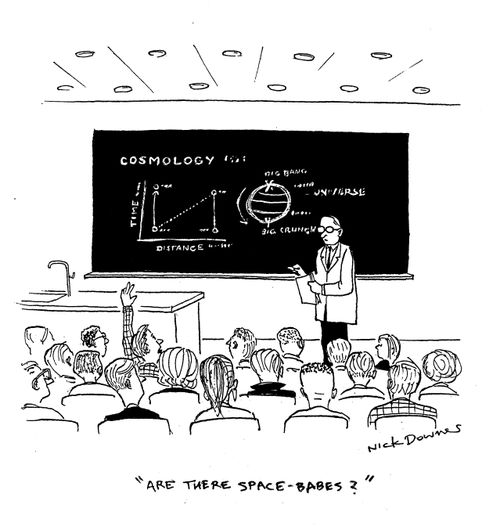 "Are there space-babes?"