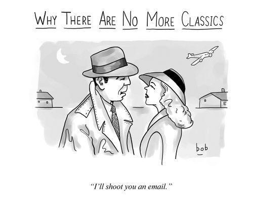 "I'll shoot you an email."