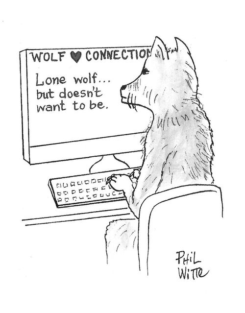 Wolf Connection: Lone Wolf. . .  but doesn't want to be.