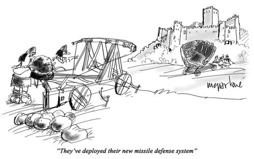 "They've deployed their new missile defense system."