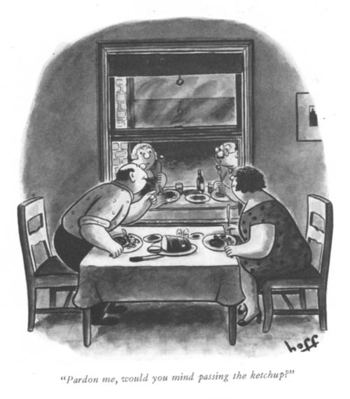 "Pardon me, would you mind passing the ketchup?"