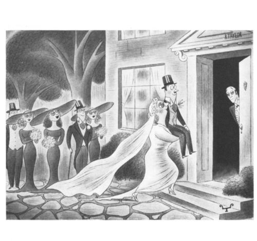 Bride carrying her groom over the threshold