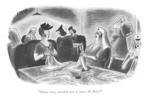 "Have they decided not to have M-day."
