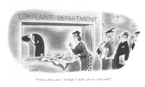 "There, there, now! Perhaps I didn't give it a fair trial."