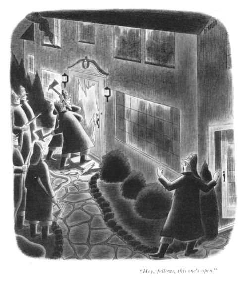 "Hey fellows, this one's open."