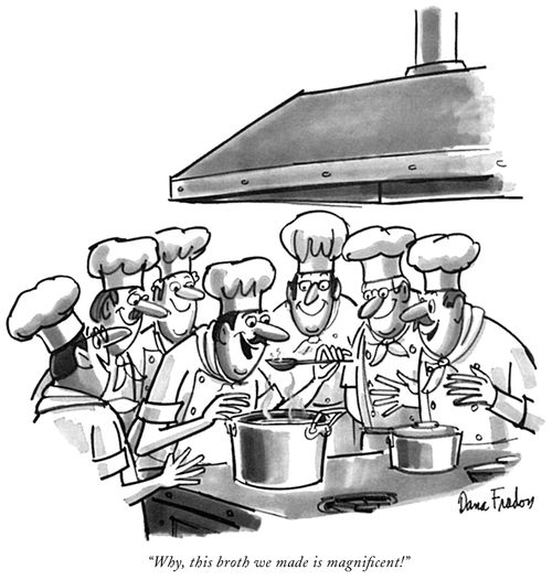 "Why, this broth we made is magnificent!"