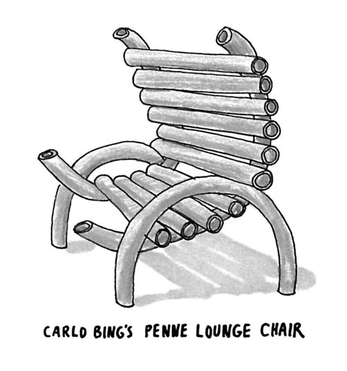 Carlo Bing's Penne Lounge Chair