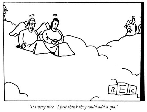 "It's very nice. I just think they could add a spa."