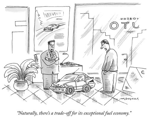 "Naturally, there's a trade-off for its exceptional fuel economy."