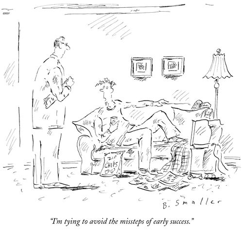 "I'm tying to avoid the missteps of early success."