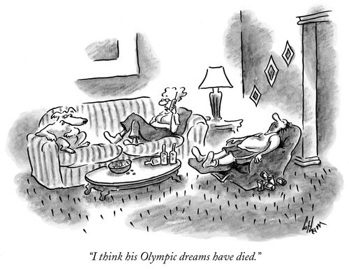 "I think his Olympic dreams have died."