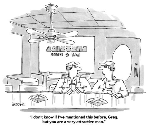 "I don't know if I've mentioned this before, Greg, but you are a very attractive man."