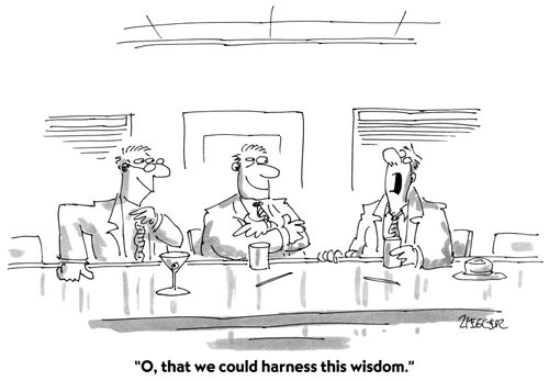 "O, that we could harness this wisdom."