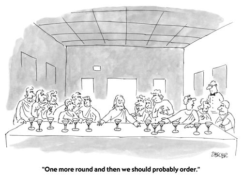"One more round and then we should probably order."