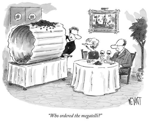 "Who ordered the megatelli?"