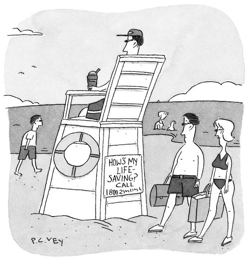 How's my Life-Saving? Call...
