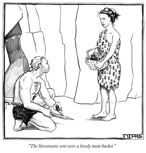 "The Stevensons sent over a lovely meat basket."