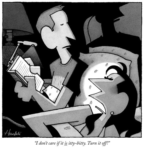 "I don't care if it is itty-bitty. Turn it off!"