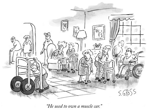 "He used to own a muscle car."