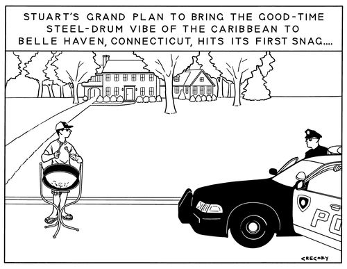 Stuart's grand plan to bring the good-time steel drum vibe of the Caribbean to Belle Haven, Connecticut, hits its first snag...