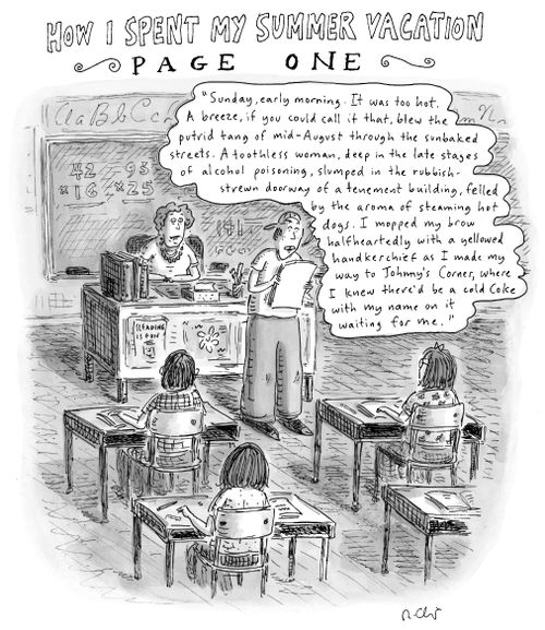 How I Spent My Summer Vacation: Page One
