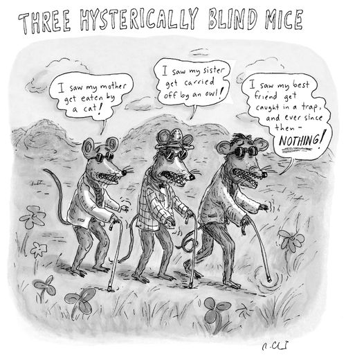 "Three Hysterically Blind Mice"