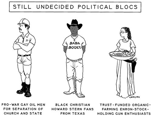 "Still Undecided Political Blocs"