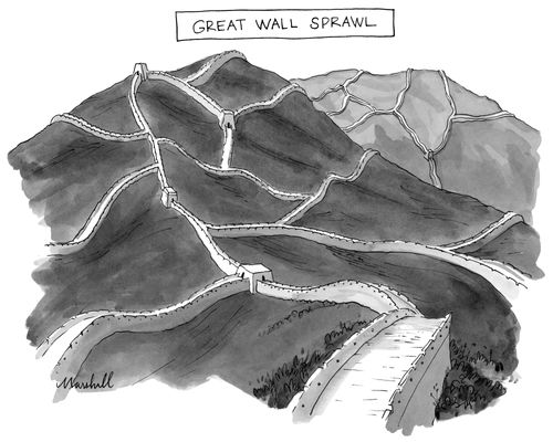Great wall sprawl.