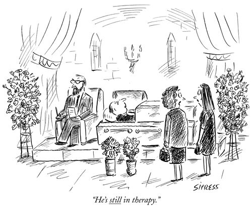 "He's still in therapy."