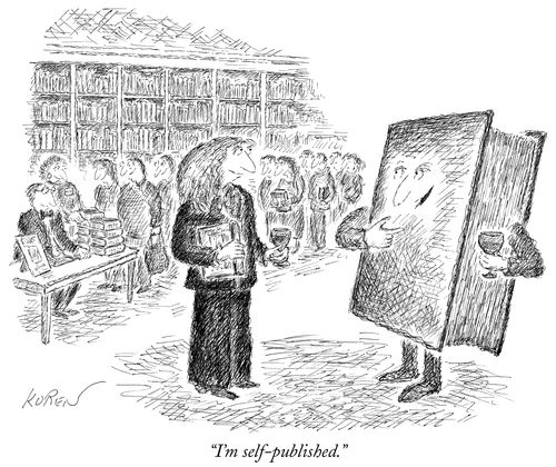 "I'm self-published."