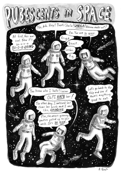 Pubescents in Space.