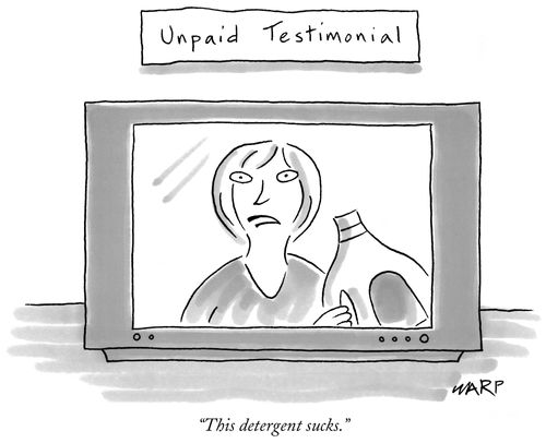 "This detergent sucks."