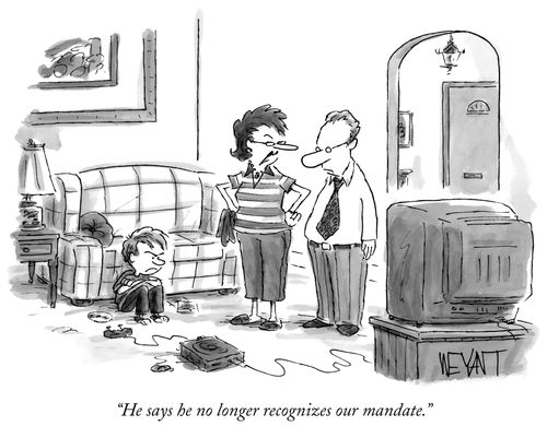 "He says he no longer recognizes our mandate."