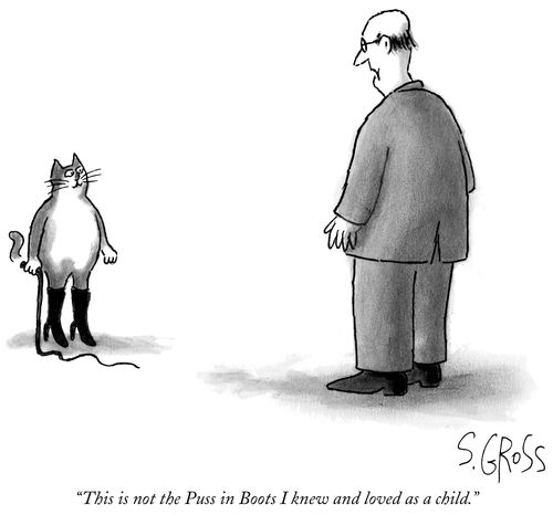 "This is not the Puss in Boots I knew and loved as a child."