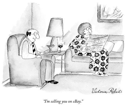 "I'm selling you on eBay."