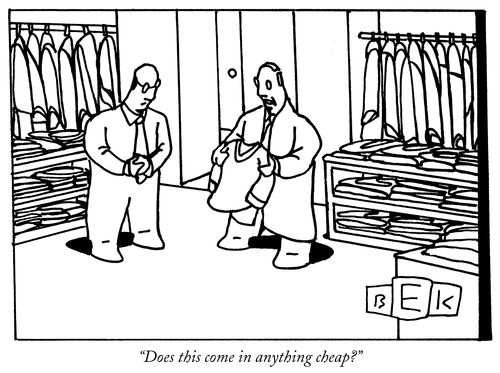 "Does this come in anything cheap?"