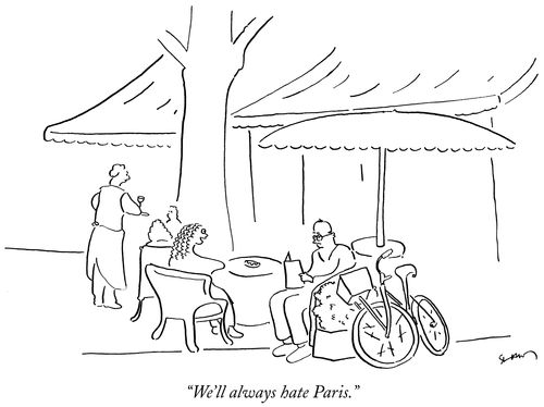"We'll always hate Paris."