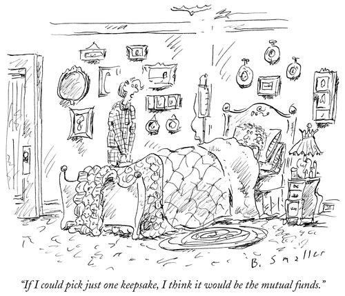 "If I could pick just one keepsake, I think it would be the mutual funds."