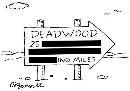Deadwood 25 miles