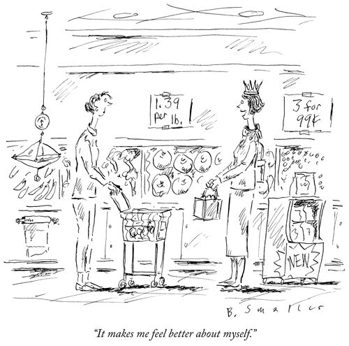"It makes me feel better about myself."