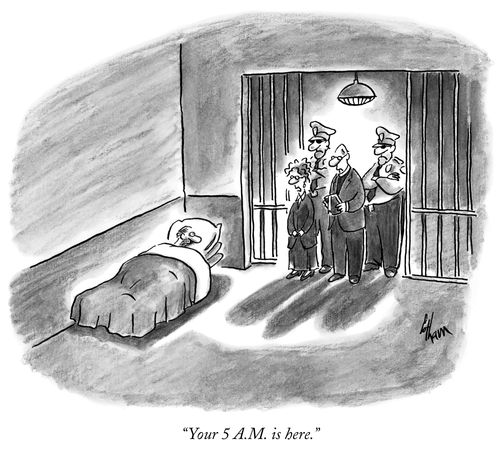 "Your 5 A.M. is here."