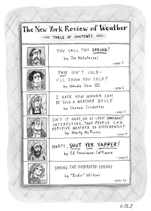 The New York Review of Weather.