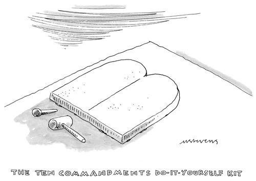 "The Ten Commandments Do-It-Yourself Kit"