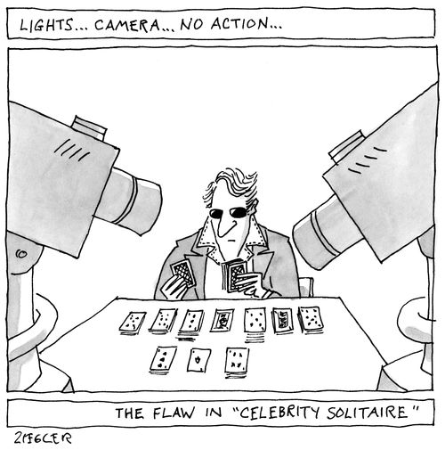 "Lights...Camera...No Action...The Flaw in 'Celebrity Solitaire'"
