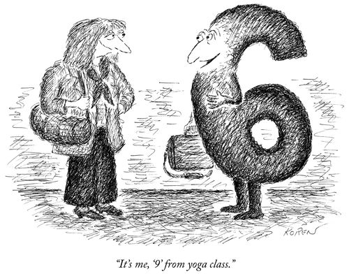 "It's me, '9' from yoga class."