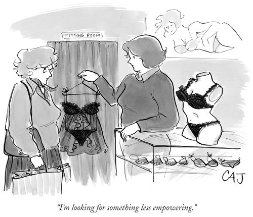 "I'm looking for something less empowering."