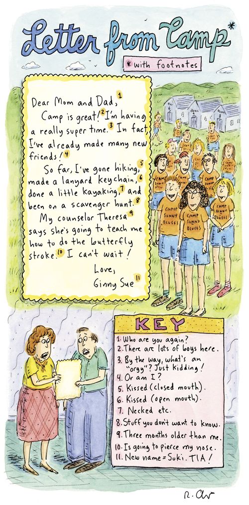 Letter from Camp* (*with Footnotes)
