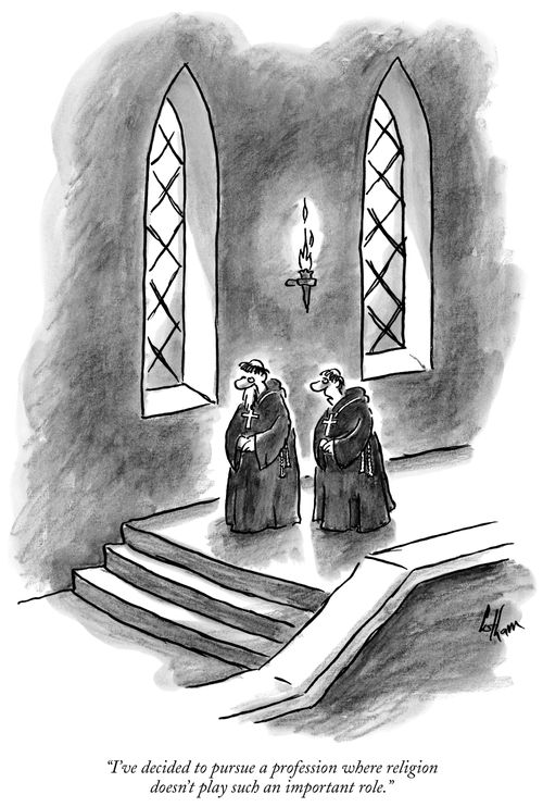 "I've decided to pursue a profession where religion doesn't play such an important role."