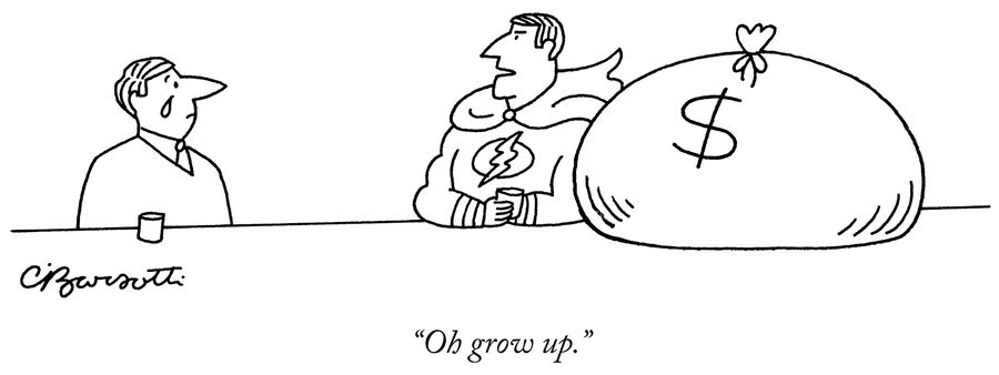 "Oh grow up."